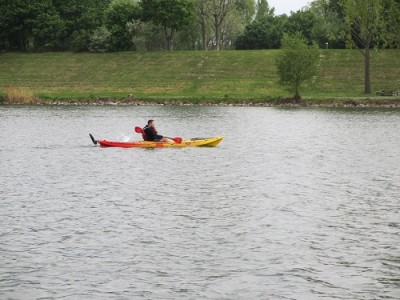 Da mich das Steuerruder immer noch irritiert, bleibt es vorerst hochgeklappt